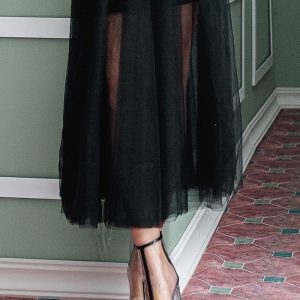 Chân váy VDM Lưới dáng suông