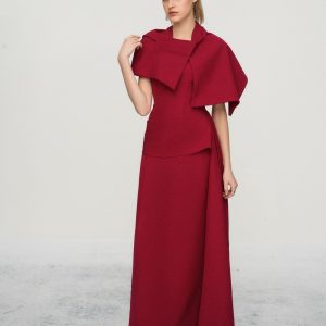 Váy hai dây kèm choàng