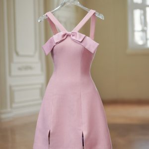 Váy 2 dây đính nơ ngực