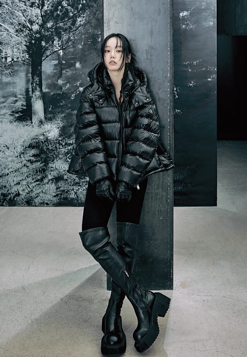 10+ Cách Phối Đồ Với Áo Phao Dáng Dài Hack Dáng Đỉnh Cao 4 Kết hợp áo phao dáng dài và váy liền