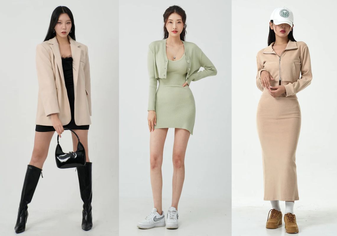 15+ Cách Mix Đồ Với Váy Len Body Tôn Dáng Sành Điệu 2 Mix đồ với váy len body và boots