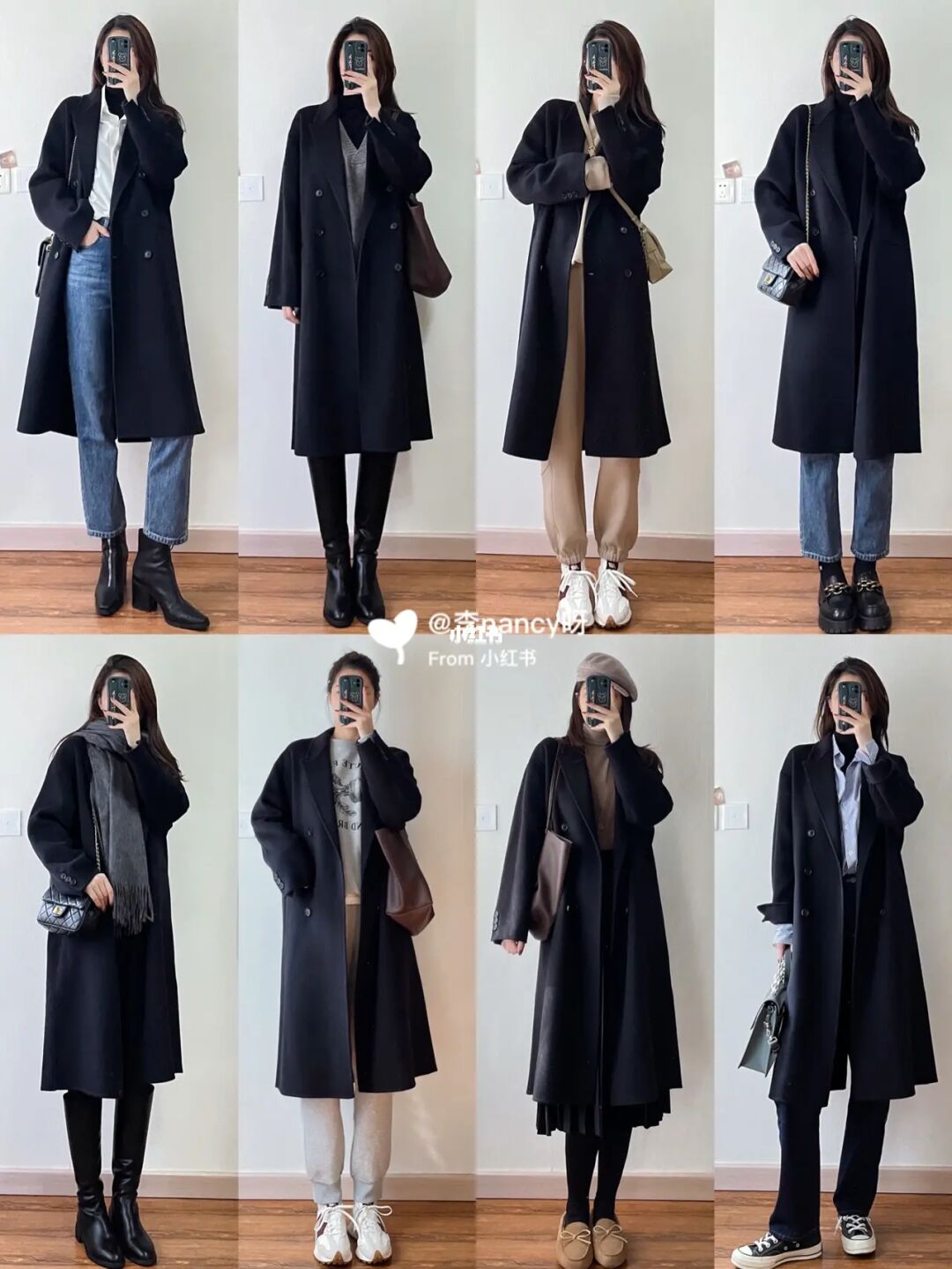 10+ Cách Phối Đồ Với Áo Măng Tô Nữ Dài Hack Dáng Sành Điệu 1 Phối đồ với áo măng to nữ dài cùng quần jean