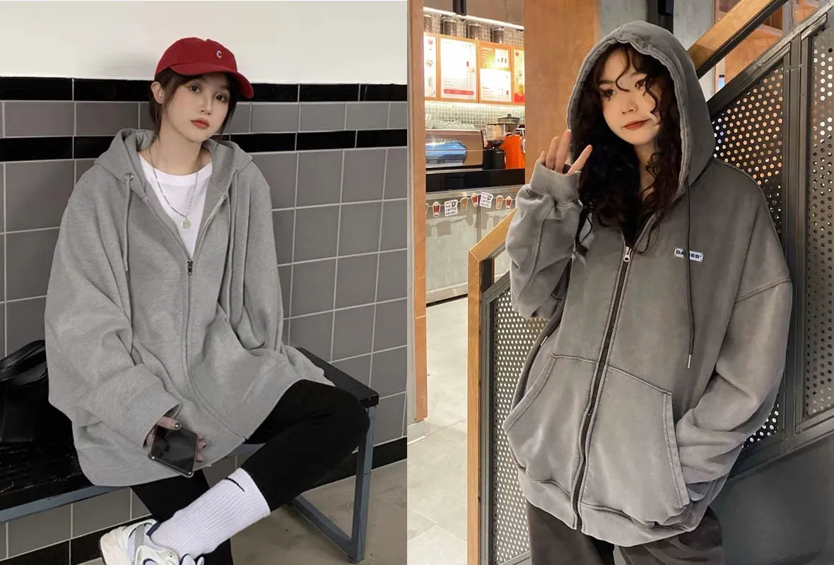 20+ Cách Phối Đồ Với Áo Hoodie Nữ Sành Điệu Chuẩn Fashionista 7 Cách phối layer với hoodie nữ