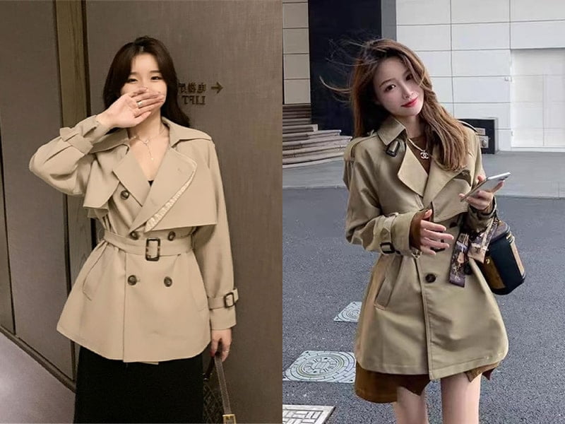 20+ Cách Phối Đồ Với Áo Măng Tô Nữ Ngắn Sành Điệu 1 Áo măng tô ngắn nữ item must-have