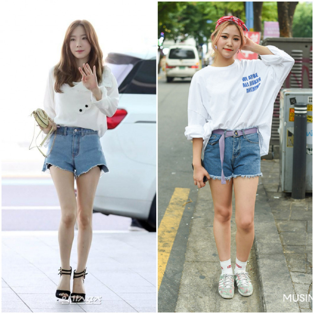 Phối giày với quần short nữ theo phong cách