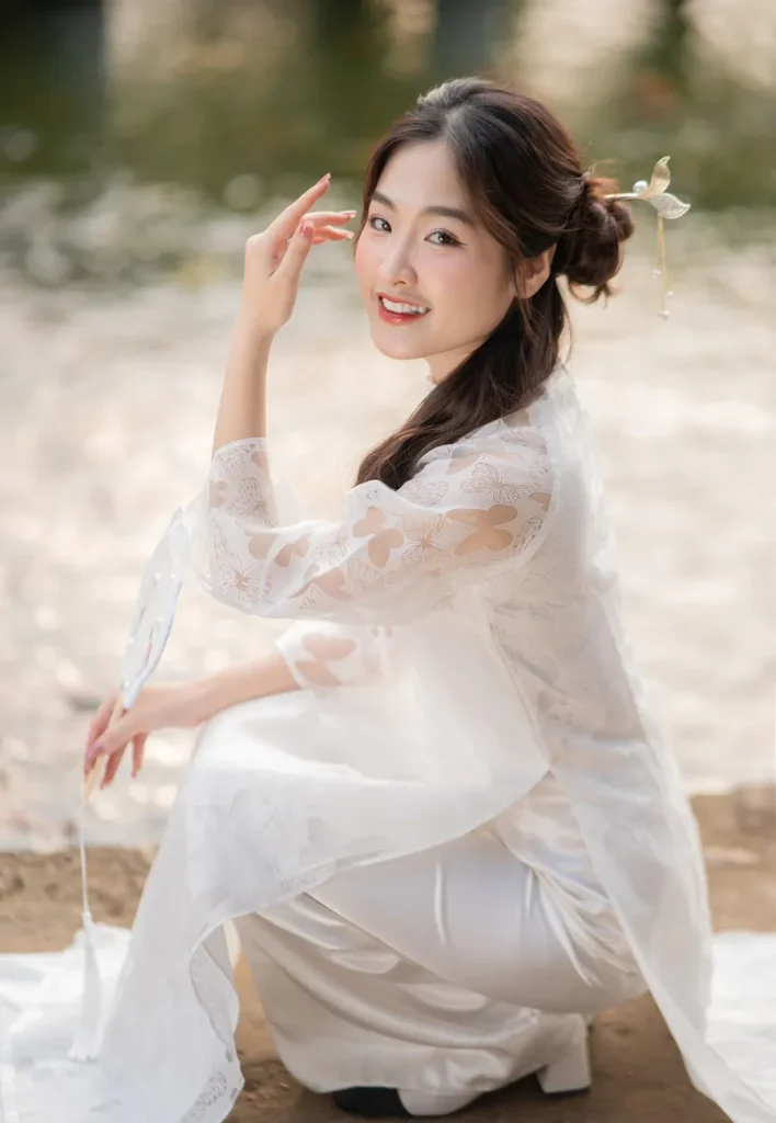 cach che khuyet diem khi mac ao dai 1423