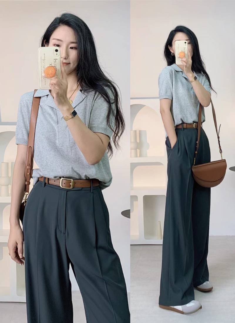 Cách phối đồ với quần ống suông nữ tôn dáng và sành điệu 7 Cách phối đồ mùa đông với quần ống suông