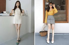 Giày mary jane phối đồ phong cách Preppy