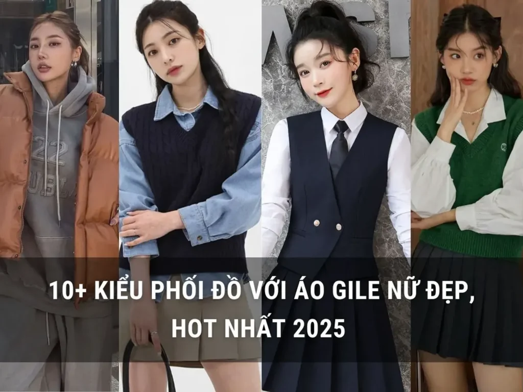 phoi do voi ao khoac gile nu 1239