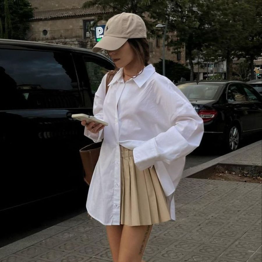 15+ Style Áo Sơ Mi Khoác Ngoài Nữ Cực Chất Cho Nàng 7 Style áo sơ mi khoác ngoài nữ cá tính