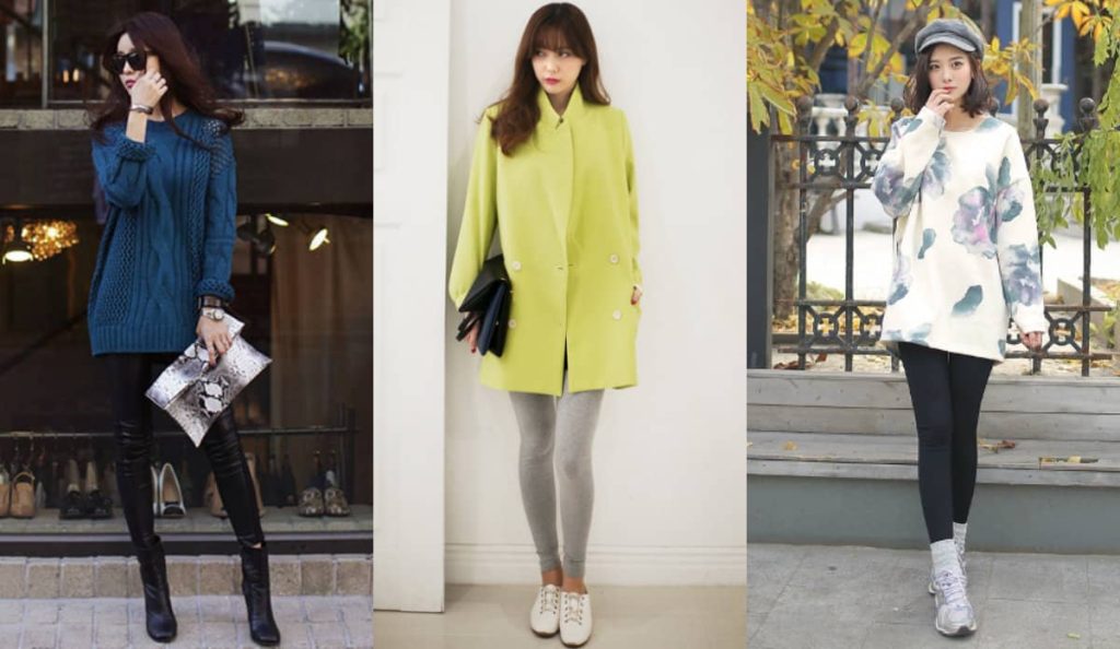 quan legging phoi ao so mi 1235