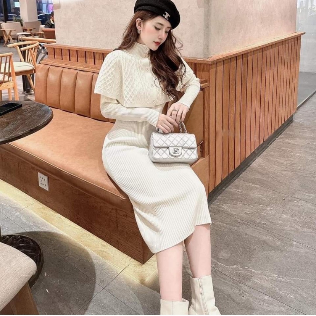 15+ Cách Mix Đồ Với Váy Len Body Tôn Dáng Sành Điệu 1 Mix đồ với váy len body quyến rũ