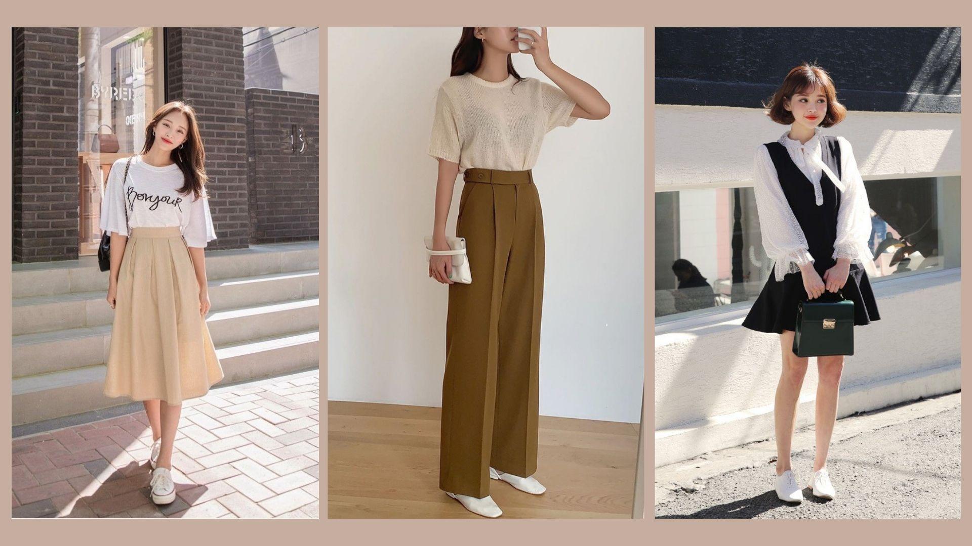 Cách phối đồ trẻ trung cho nữ thanh lịch