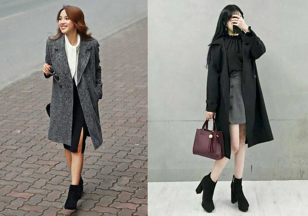 10+ Cách Mix Đồ Với Áo Dạ Dáng Suông Chuẩn Fashionista 3 cách phối đồ với áo dạ dáng suông và chân váy