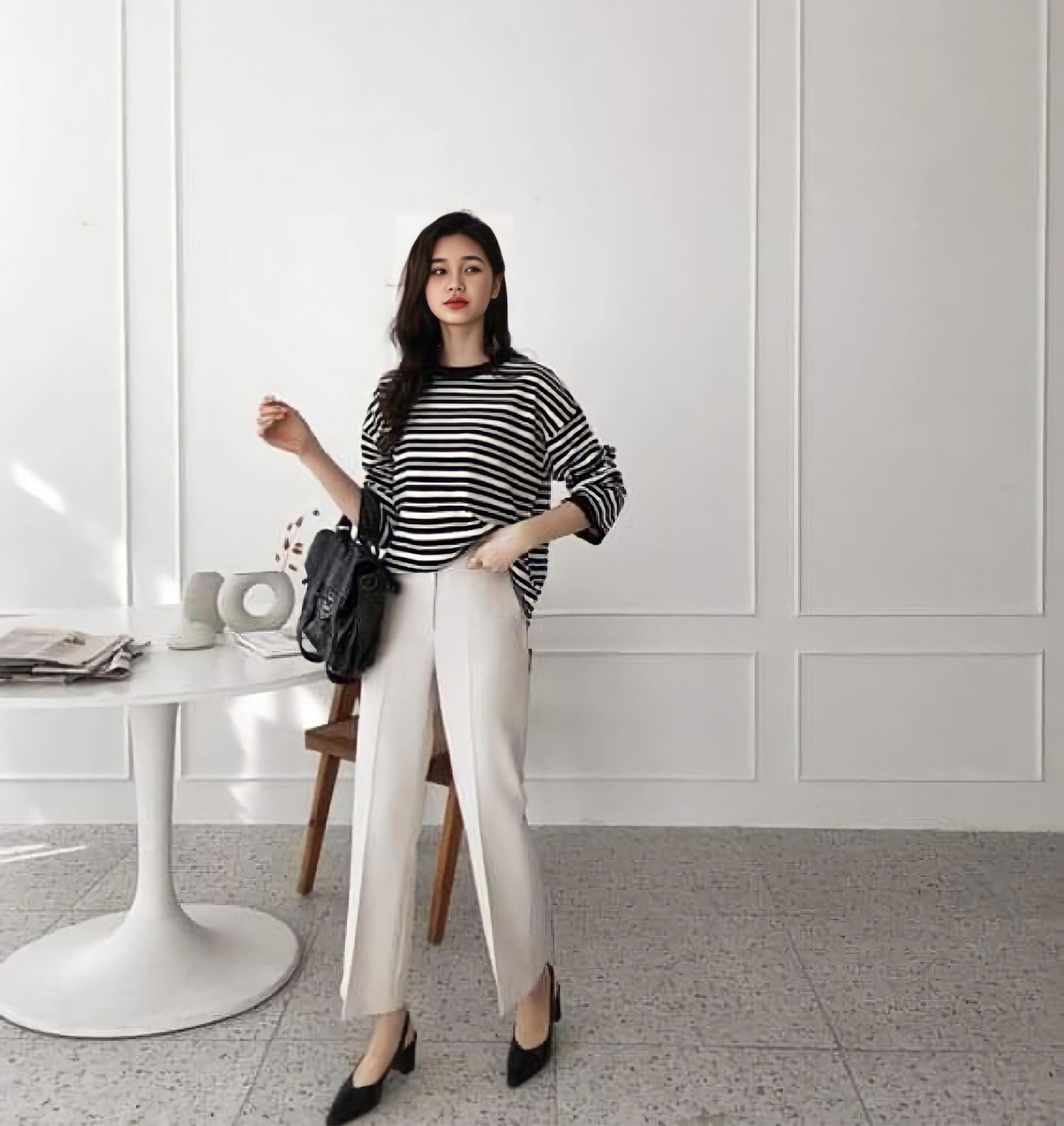 Cách phối đồ cho người gầy nữ thanh lịch