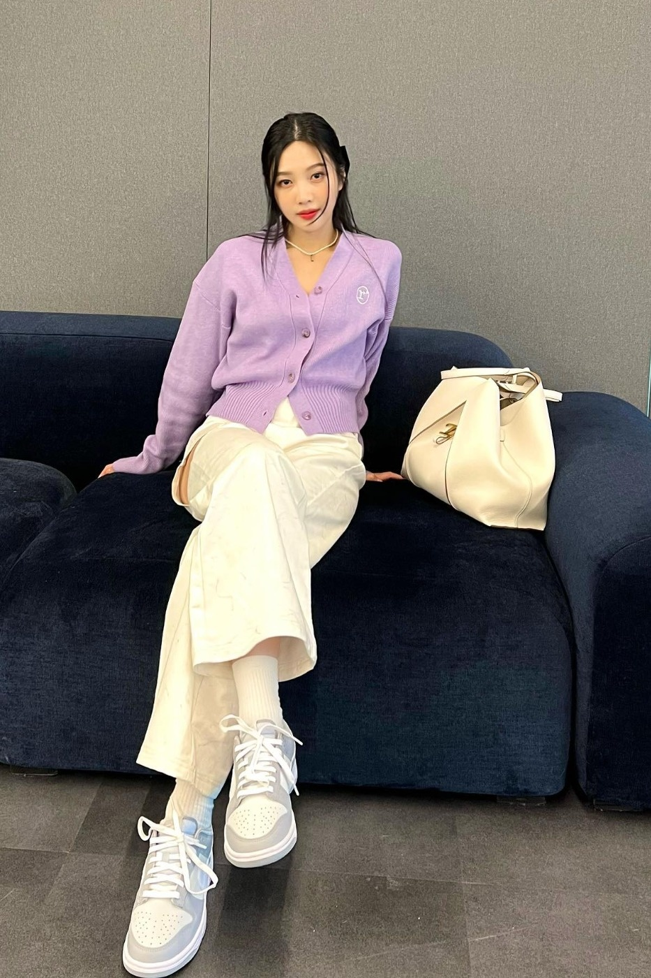 10+ Cách Phối Đồ Với Màu Tím Pastel Tinh Tế Và Tôn Da 5 Outfit màu tím pastel