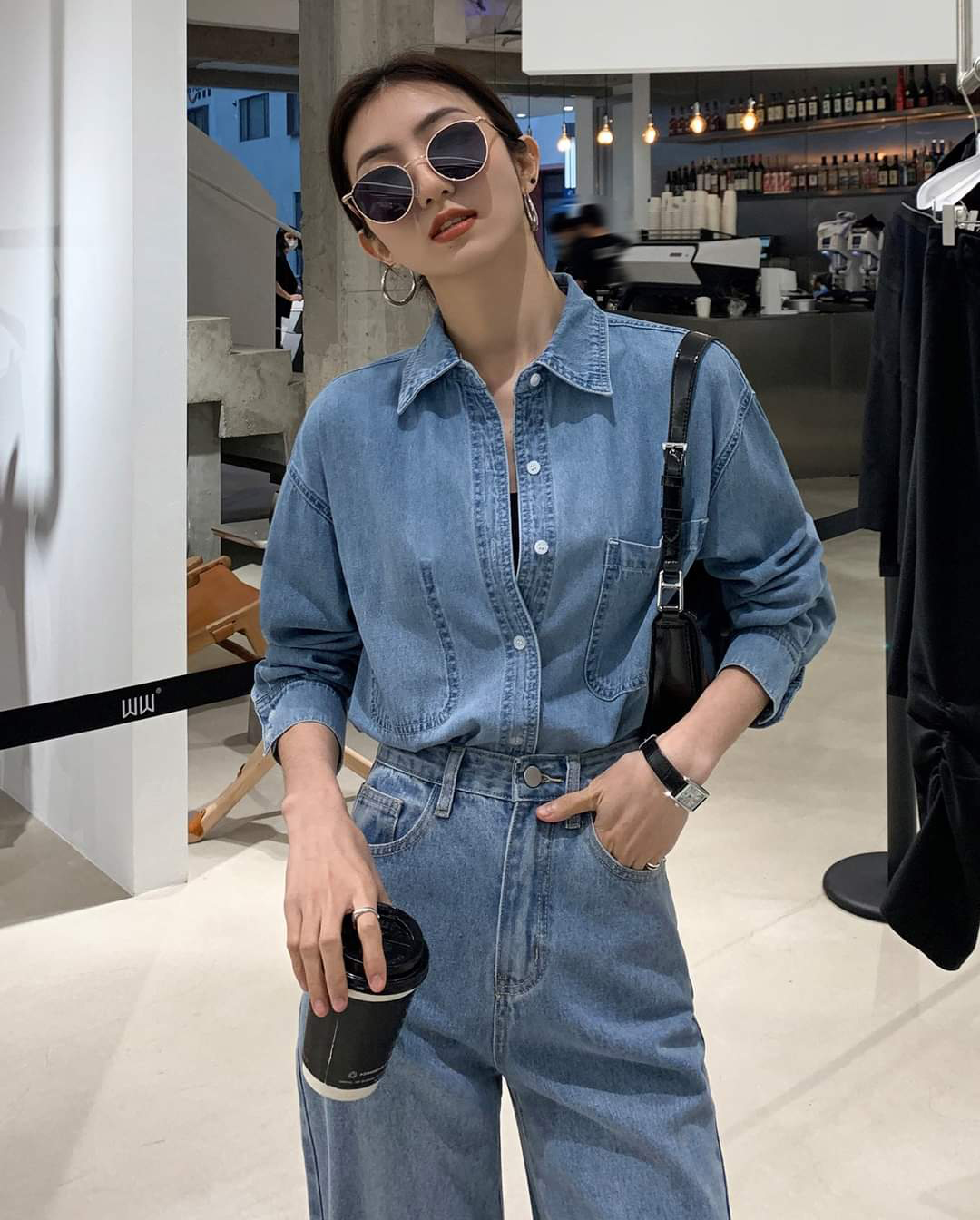 15+ Cách Phối Đồ Với Áo Sơ Mi Trắng Nữ Sành Điệu 6 Áo sơ mi mặc với chân váy dài