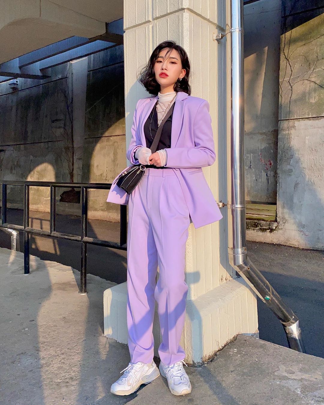 10+ Cách Phối Đồ Với Màu Tím Pastel Tinh Tế Và Tôn Da 7 Trang phục màu tím pastel