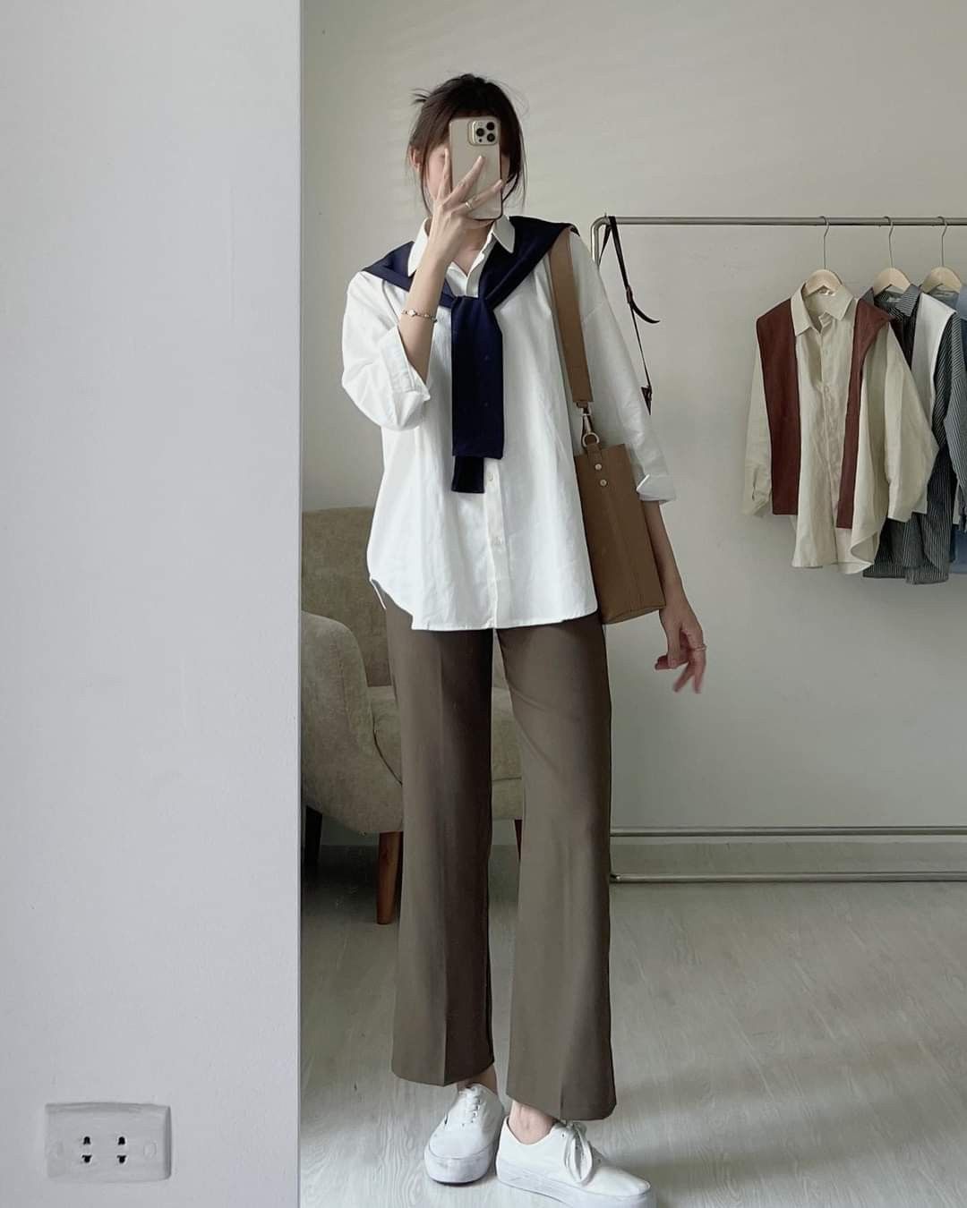 phối đồ nữ cute giấu quần