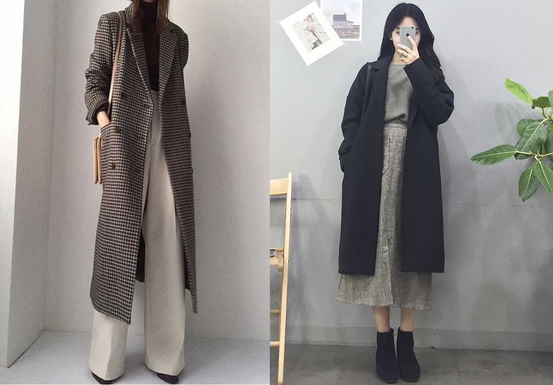 10+ Cách Mix Đồ Với Áo Dạ Dáng Suông Chuẩn Fashionista 2 mix đồ với áo dạ dáng suông thanh lịch