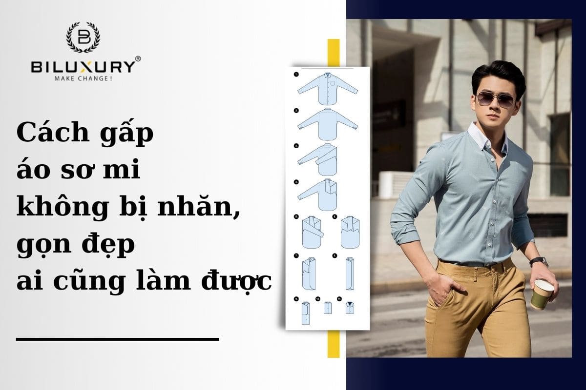 15+ Cách Gấp Áo Nhanh Gọn Giúp Tủ Đồ Ngăn Nắp Hơn 5 Hướng dẫn cách gấp áo sơ mi