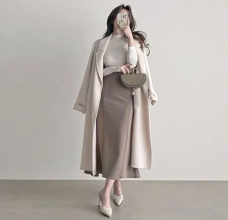 phối đồ sành điệu với chân váy đuôi cá