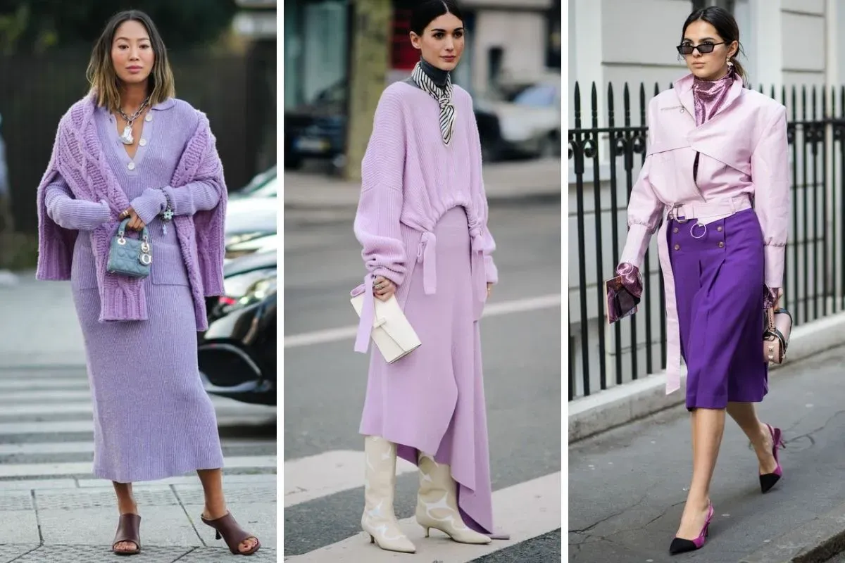 10+ Cách Phối Đồ Với Màu Tím Pastel Tinh Tế Và Tôn Da 1 Phối đồ với màu tím pastel cho nàng công sở