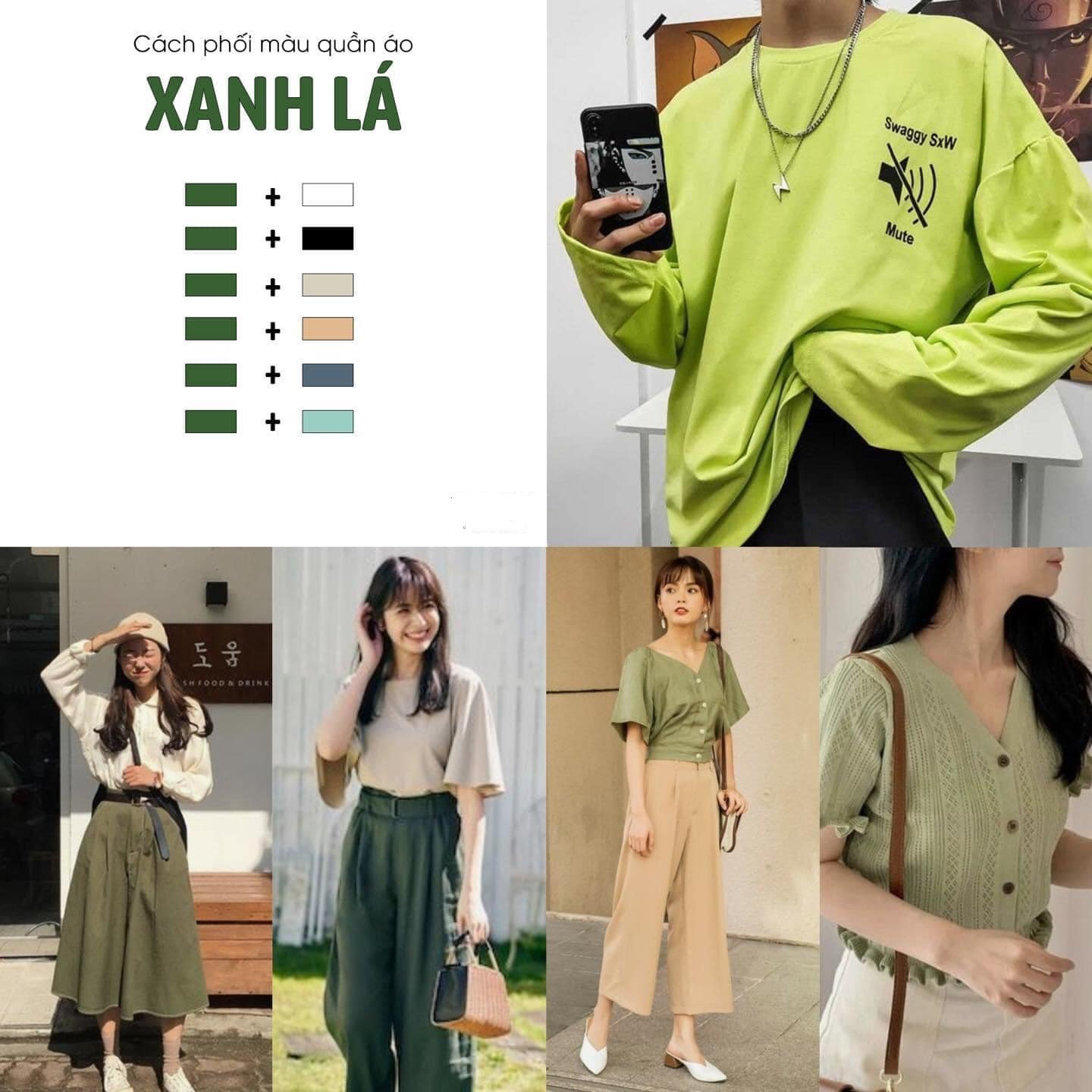10+ Nguyên Tắc Vàng Về Bảng Màu Phối Đồ Nữ Chuẩn Stylist 7 Bảng màu phối đồ nữ tông ấm