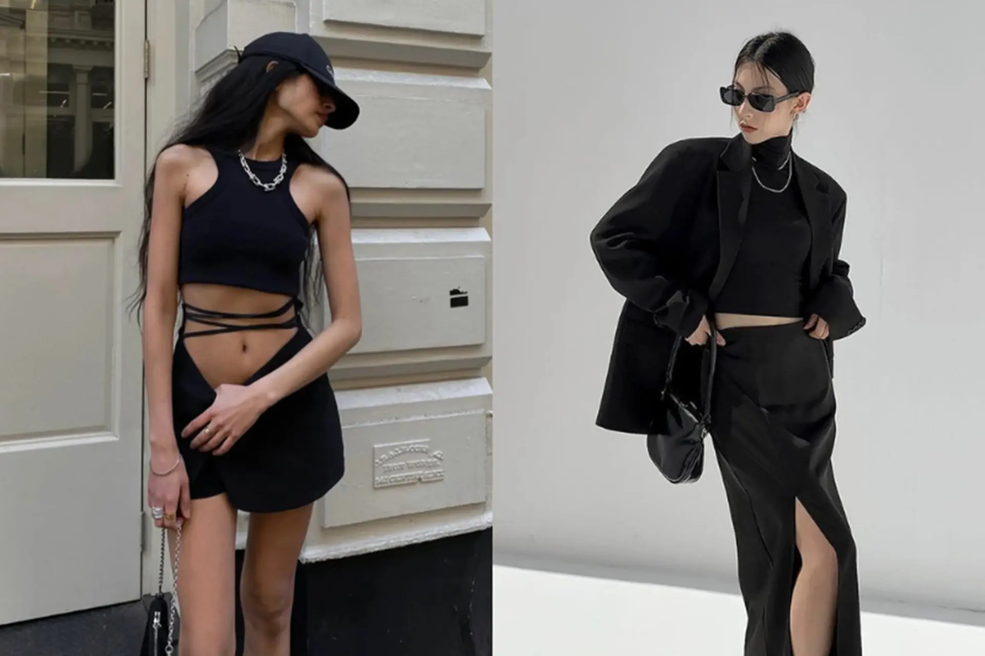 Bí quyết phối đồ đen sang trọng, cuốn hút từ chuyên gia 1 Phối đồ đen với màu be