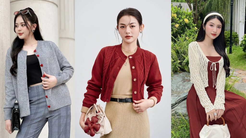 phoi ao cardigan nu 3489