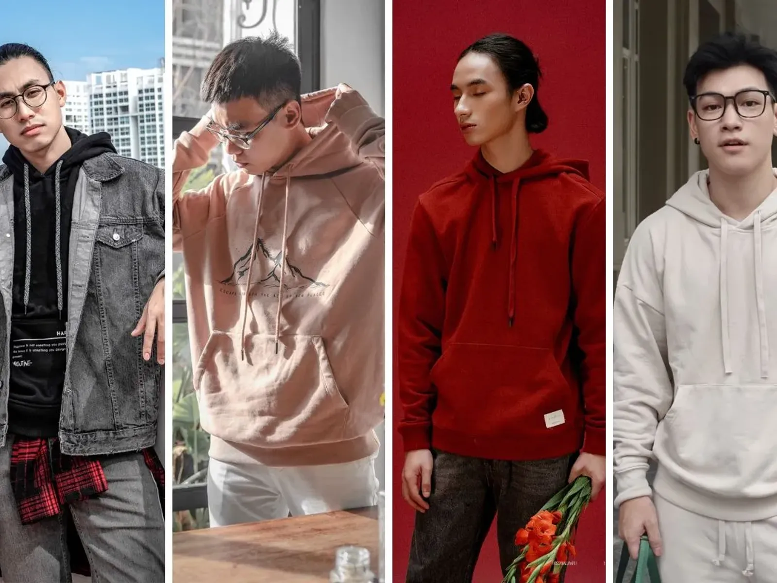 15+ Cách Phối Áo Hoodie Với Áo Khoác Nâng Tầm Phong Cách 6 Phối đồ với áo hoodie nam form rộng