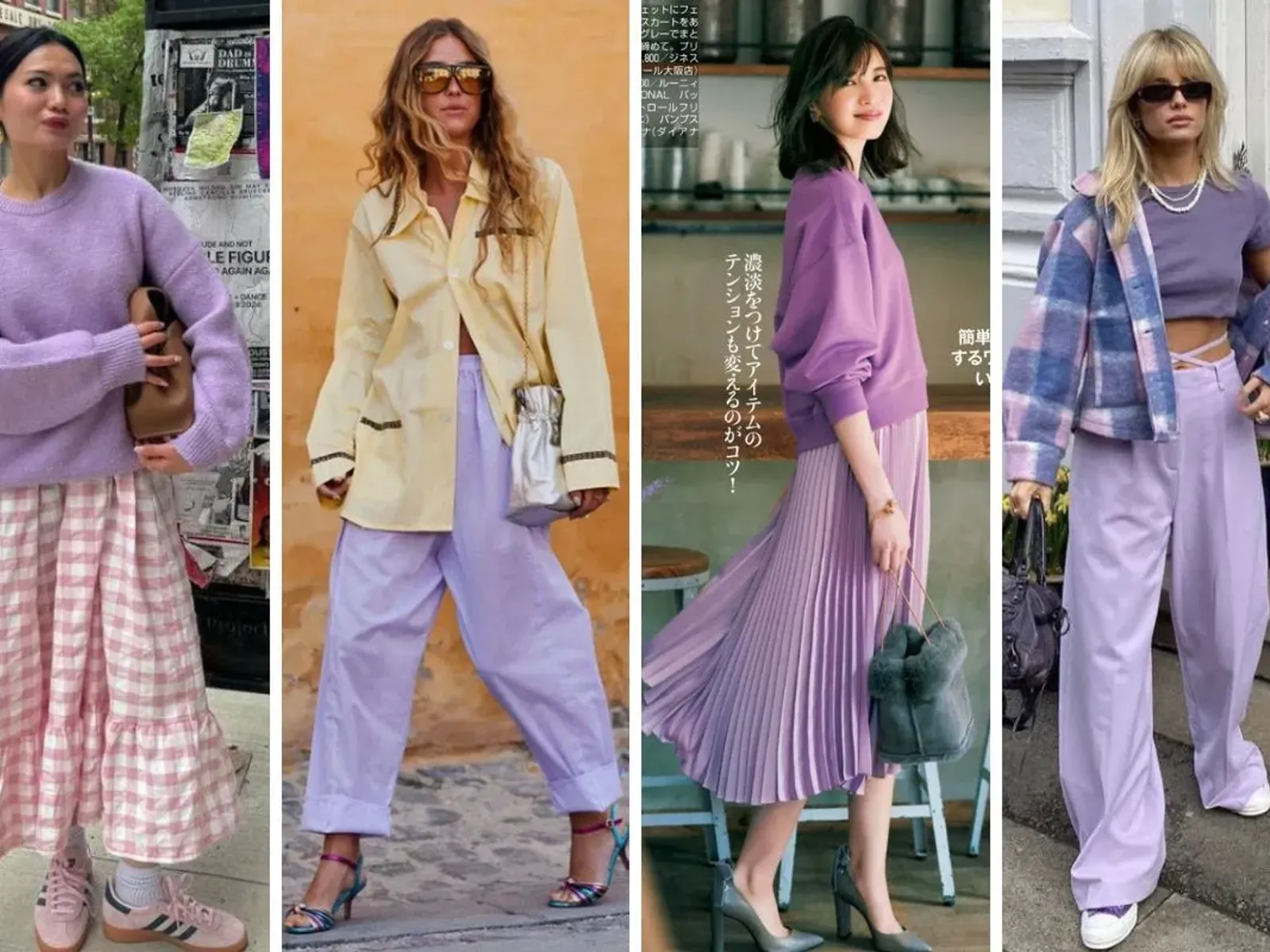 10+ Cách Phối Đồ Với Màu Tím Pastel Tinh Tế Và Tôn Da 4 Tím pastel phối với màu gì