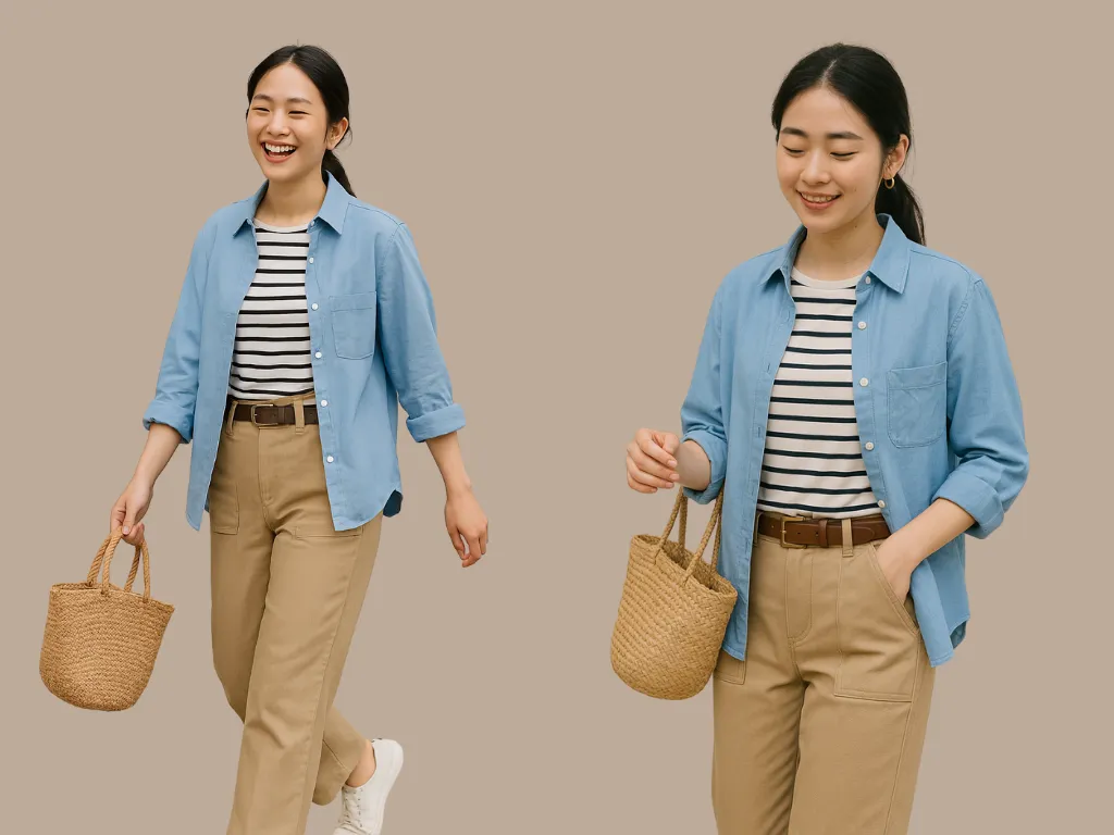 Bật Mí 15+ Cách Phối Đồ Với Quần Kaki Nữ Thanh Lịch Hack Dáng 9 Phối đồ với quần kaki nữ ống rộng