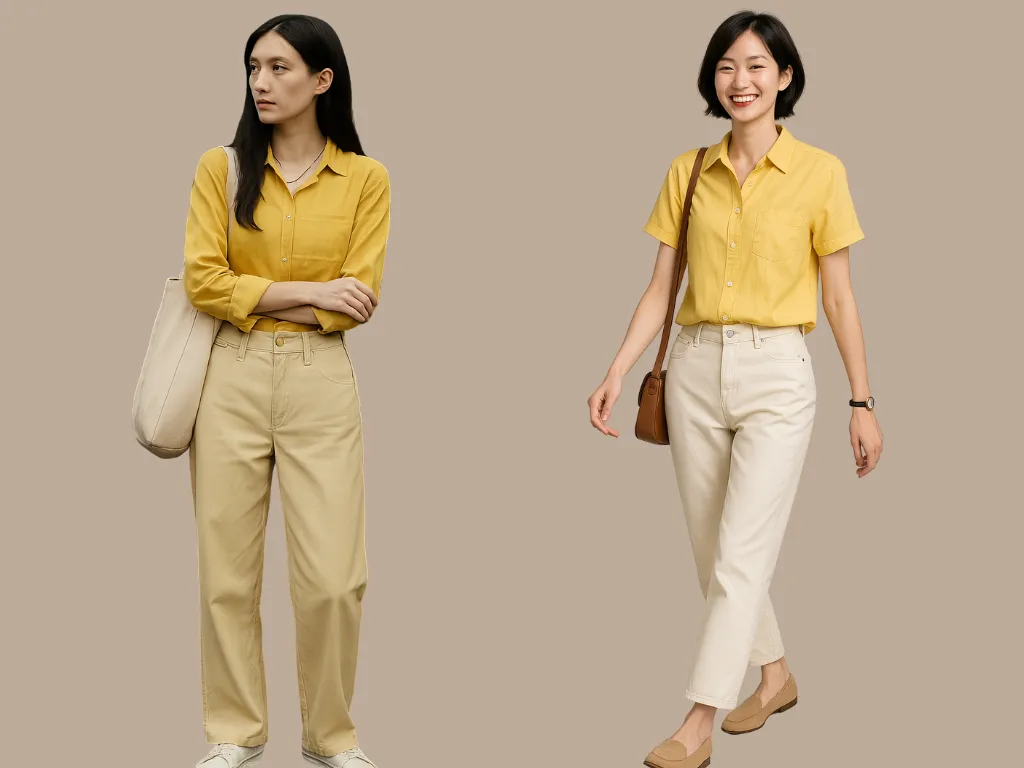 Bật Mí 15+ Cách Phối Đồ Với Quần Kaki Nữ Thanh Lịch Hack Dáng 6 Phối đồ với quần kaki nữ và croptop