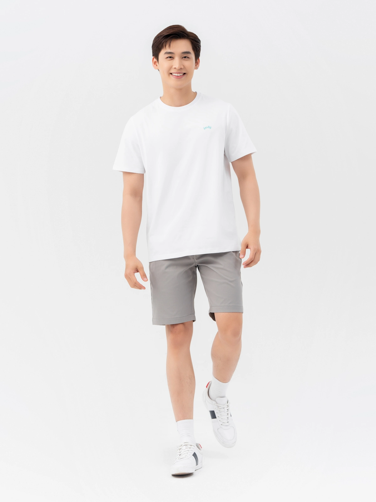 Nguyên tắc phối màu với quần xám