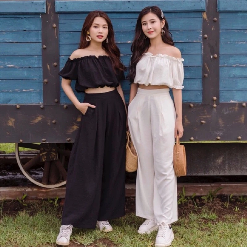 Phong cách thời trang với quần đũi ống rộng