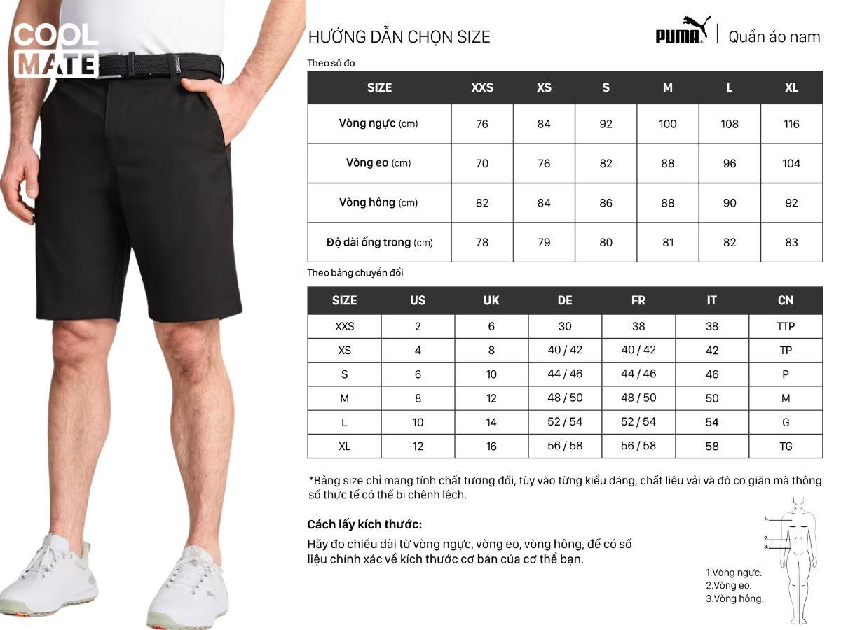 Cách chọn size quần short cho người 80kg