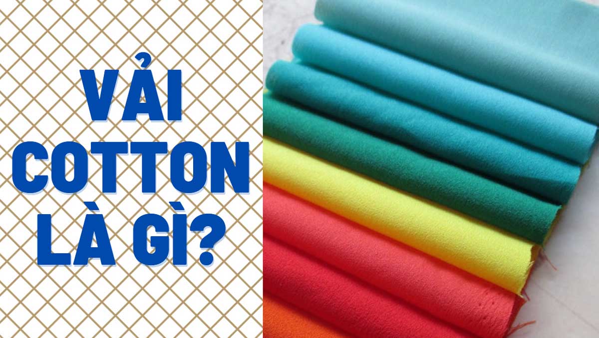 Vải Cotton Là Gì? Đặc Điểm, Phân Loại Và Ứng Dụng 1 Vải cotton là gì