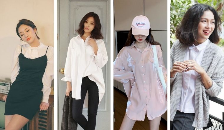 25+ Cách Phối Đồ Với Áo Sơ Mi Sành Điệu Cho Nam Và Nữ 1 Gợi ý phối đồ với áo sơ mi nữ