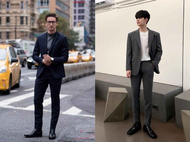 Chelsea boot phối đồ với quần tây