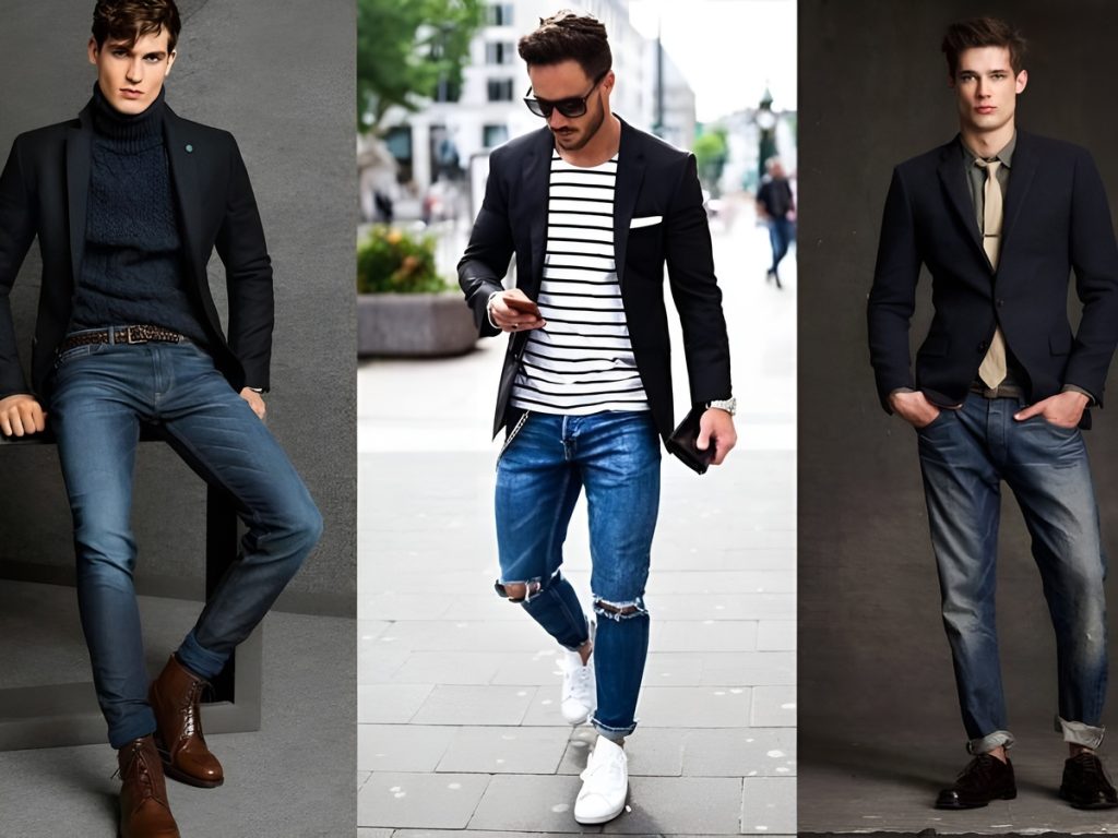 9+ Cách Phối Áo Vest Nam Với Quần Jean Chuẩn Fashionista 4 áo vest phối quần jean