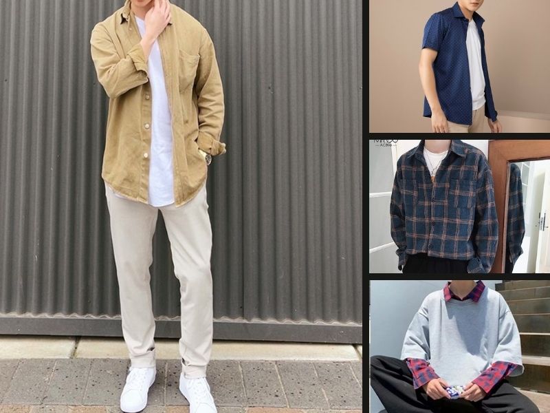 25+ Cách Phối Đồ Với Áo Sơ Mi Sành Điệu Cho Nam Và Nữ 6 Phối đồ với áo sơ mi và quần short nam