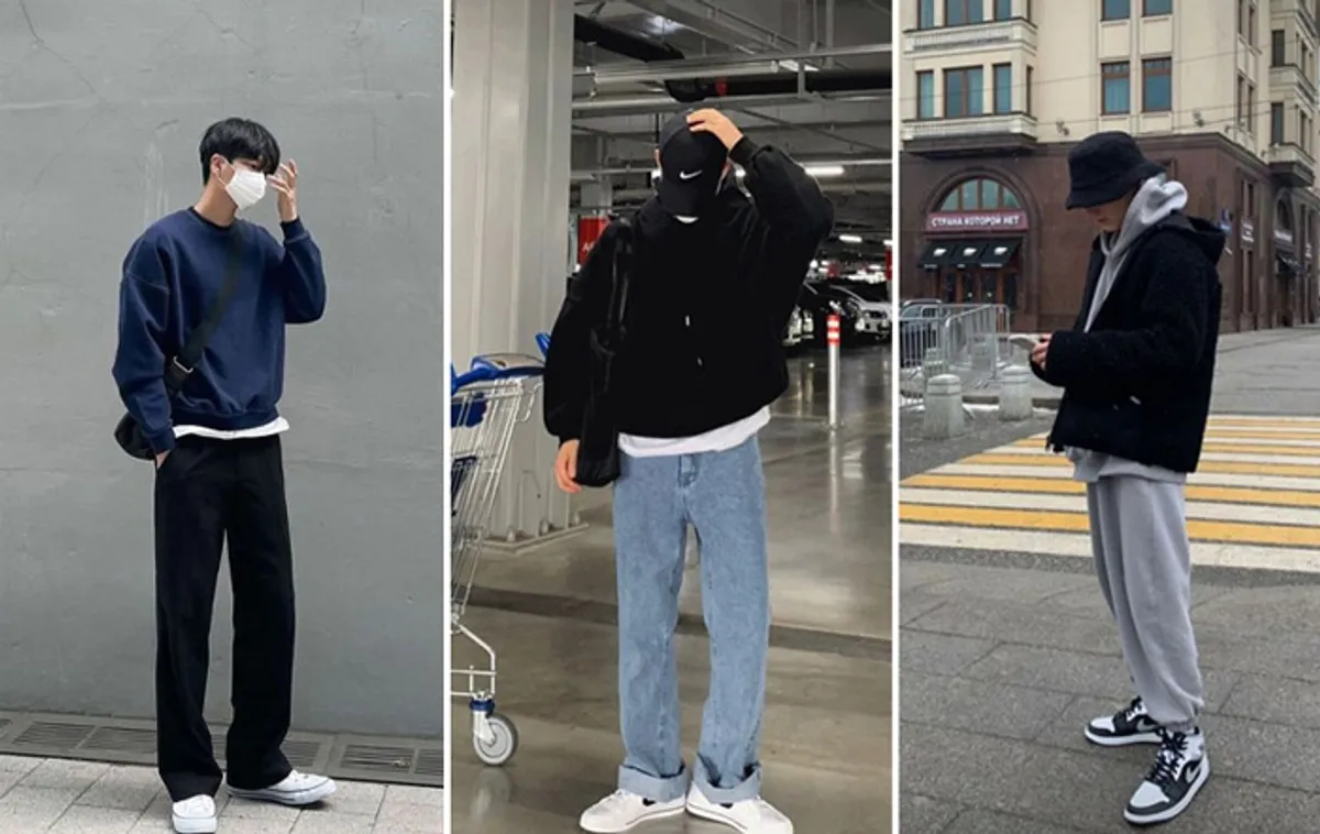 15+ Cách Phối Đồ Nam Ngầu Chất Như Fashionista 2 Phối đồ nam ngầu với hoodie và jogger