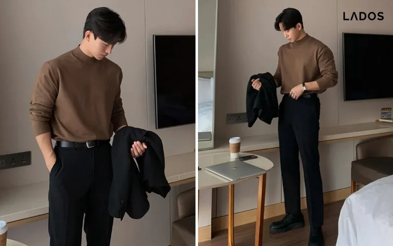 Set đồ đi đám cưới cho nam gầy thanh lịch