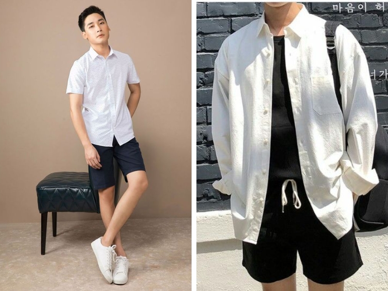 25+ Cách Phối Đồ Với Áo Sơ Mi Sành Điệu Cho Nam Và Nữ 5 Phối đồ với áo sơ mi nam lịch lãm